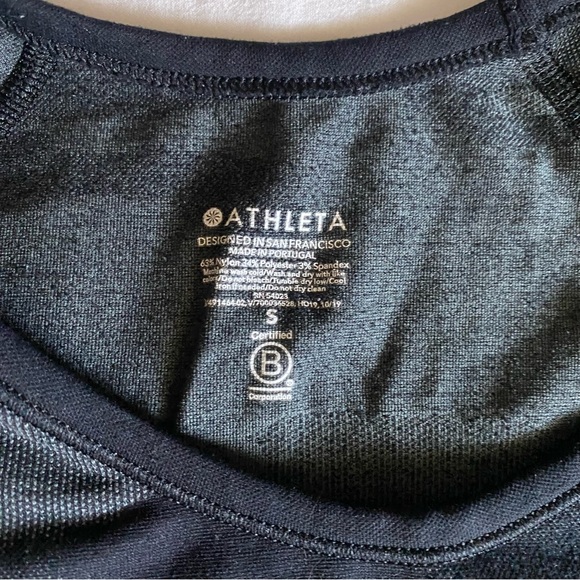 ATHLETA black camo Speedlight long sleeve top - Picture 5 of 5